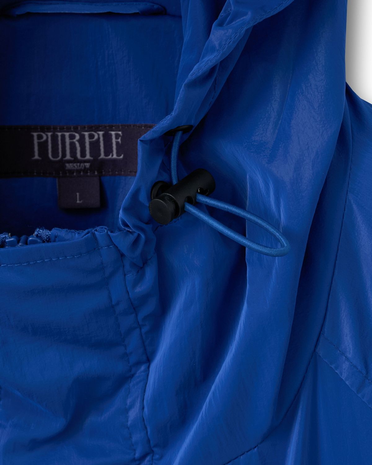 비슬로우(BESLOW) ZIPPER POCKET WIND BREAKER JACKET BLUE