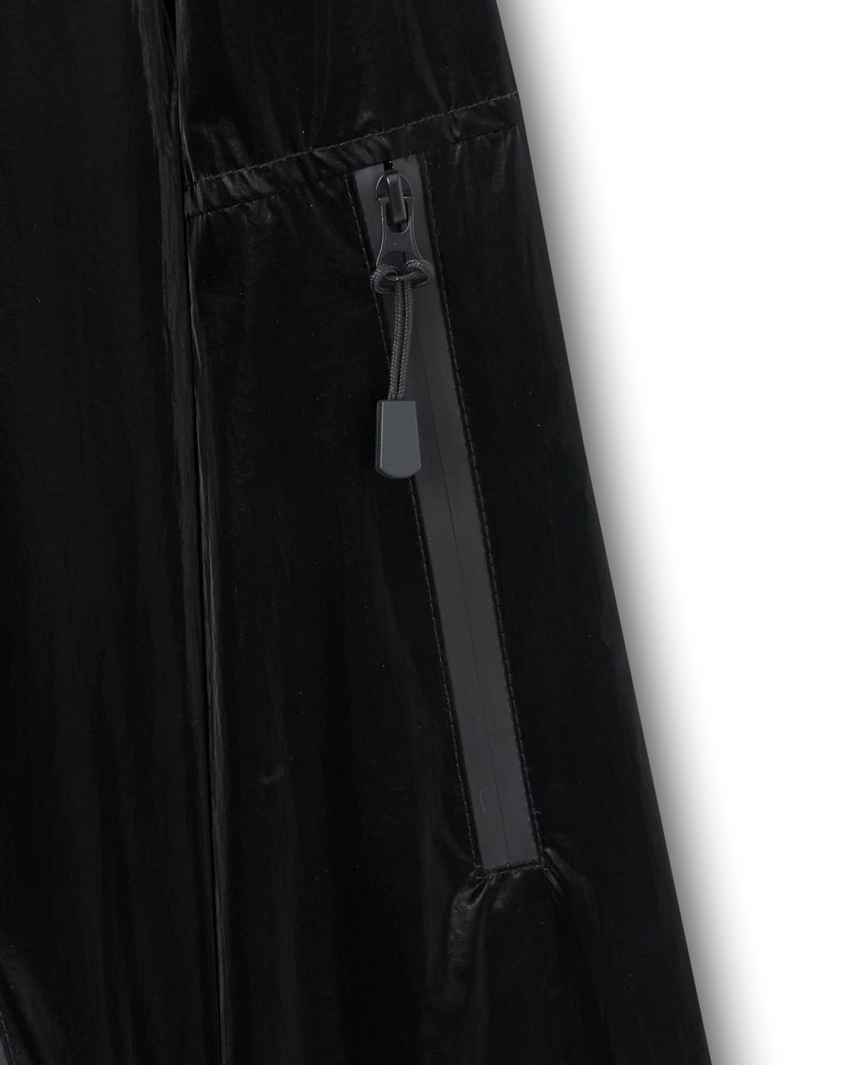 비슬로우(BESLOW) ZIPPER POCKET WIND BREAKER JACKET BLACK
