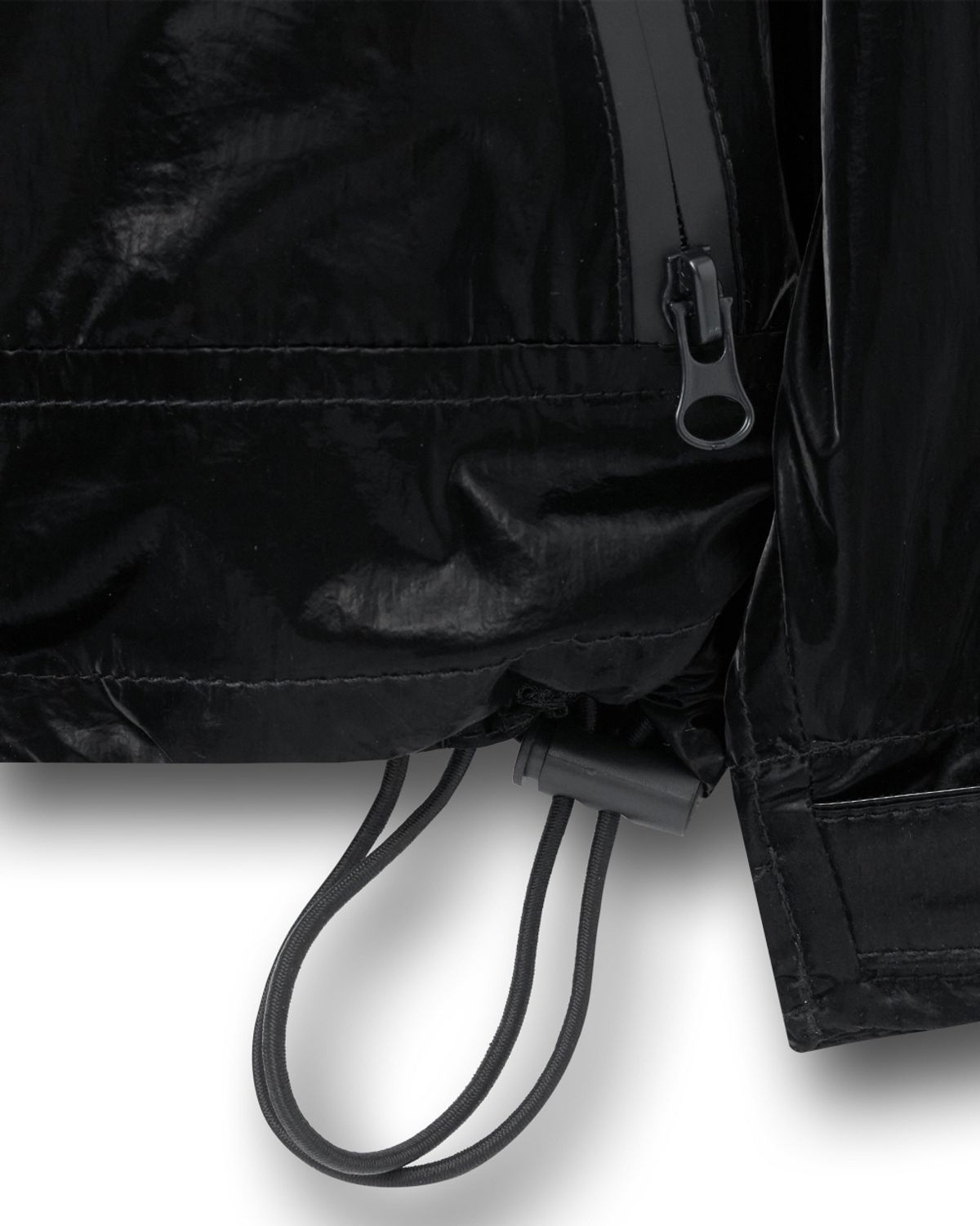 비슬로우(BESLOW) ZIPPER POCKET WIND BREAKER JACKET BLACK