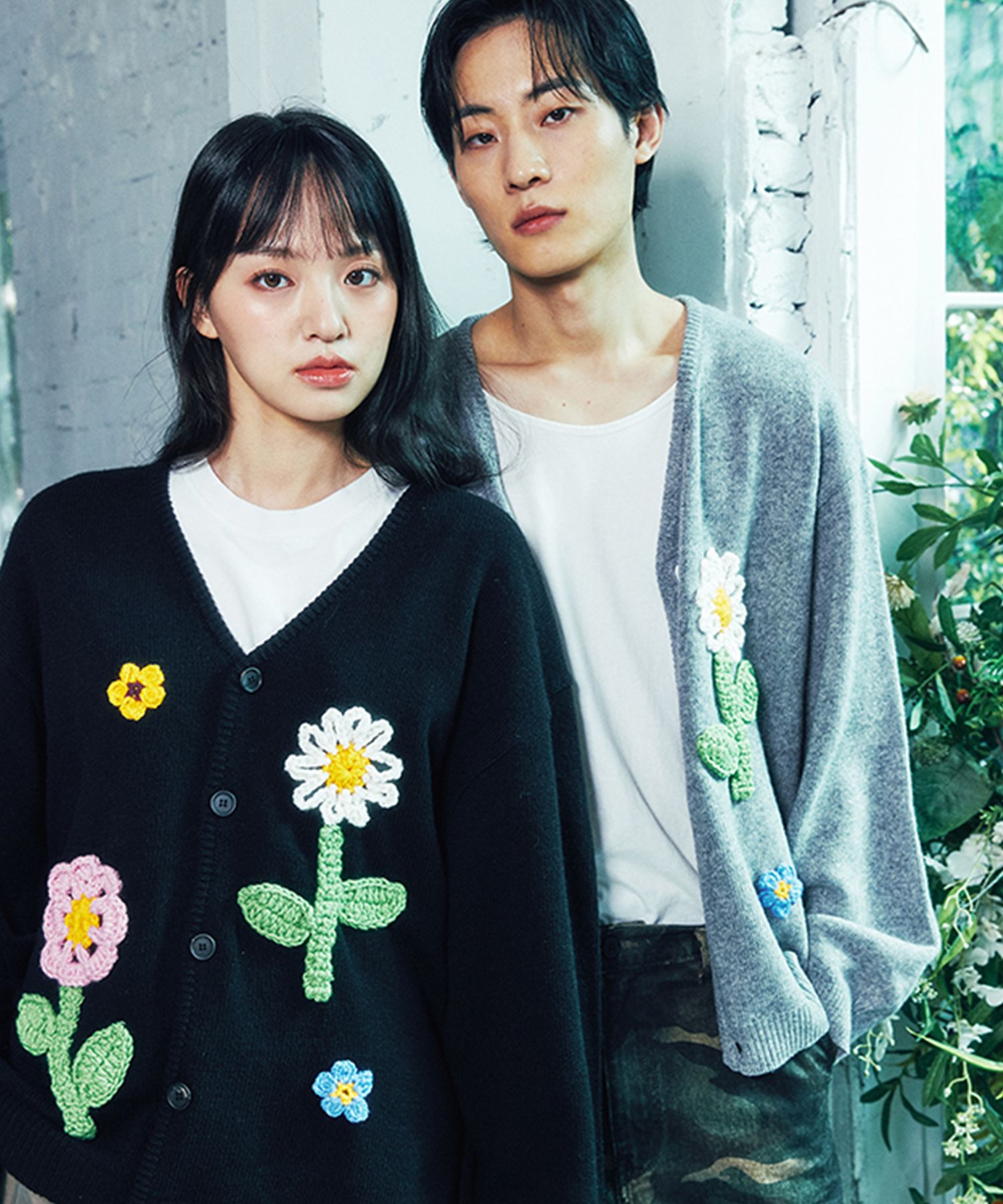 ★送料・関税込★MISTER CHILD★CROCHET GARDEN CARDIGAN★ MUSINSA | MISTER CHILD Crochet Garden Cardigan Black