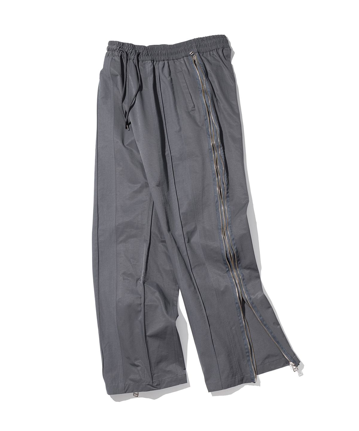 매스노운(MASSNOUN) DOUBLE LINE ZIPPER PANTS MSHTP003-GY