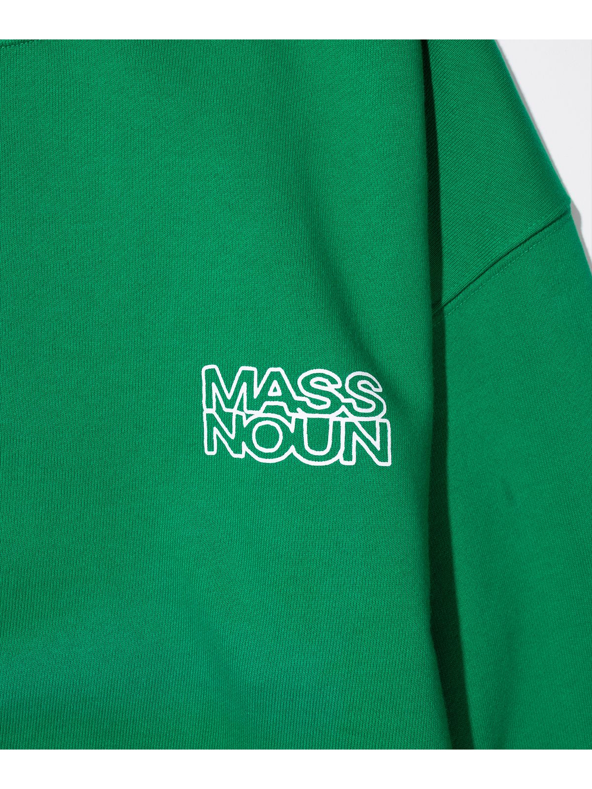매스노운(MASSNOUN) 리스트릭티드 에어리어 헤비 오버핏 맨투맨 티셔츠 MSHCR002-GR