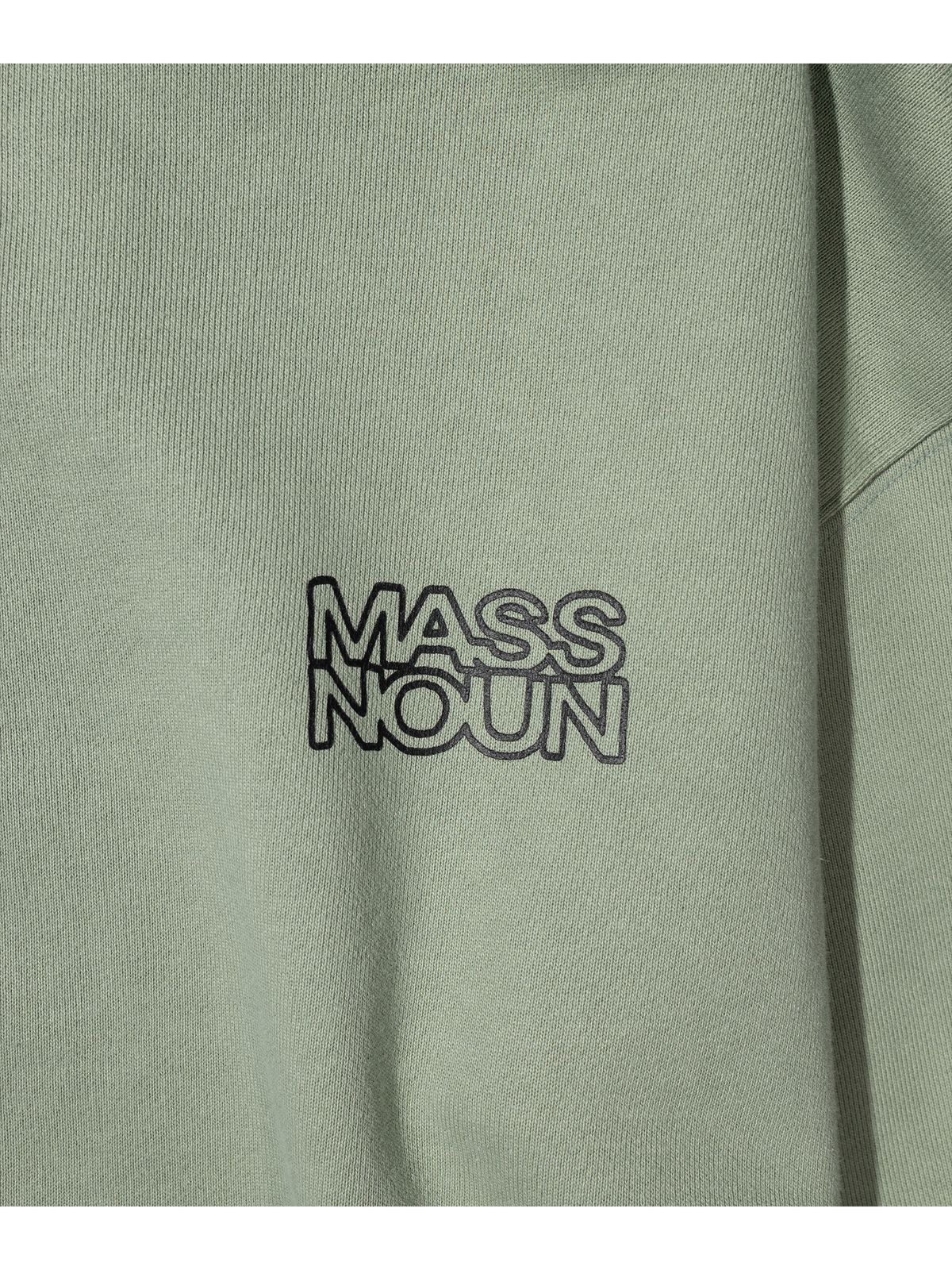 매스노운(MASSNOUN) 리스트릭티드 에어리어 헤비 오버핏 맨투맨 티셔츠 MSHCR002-KK