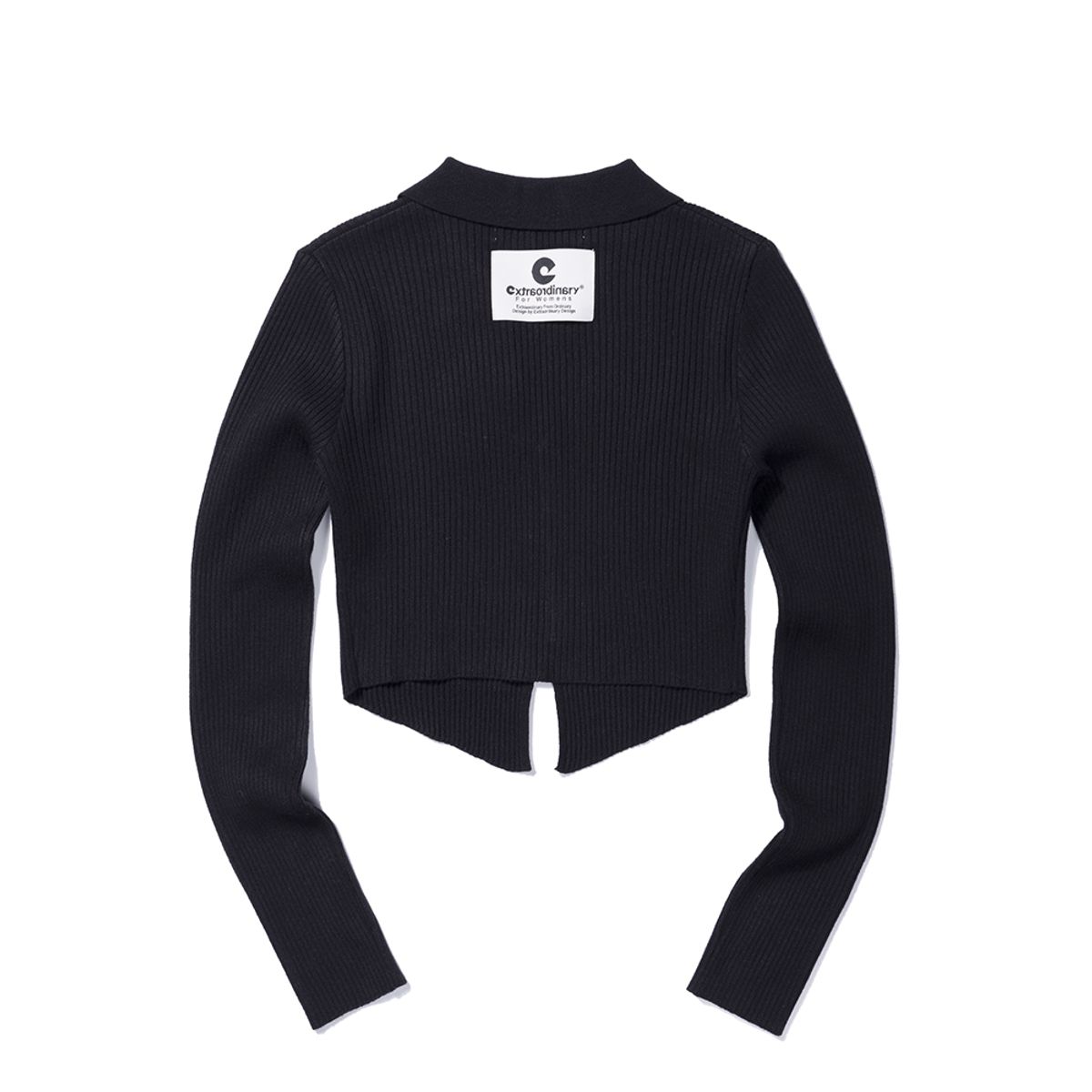 엑스트라오디너리(EXTRAORDINARY) KNIT ZIP-UP BLACK