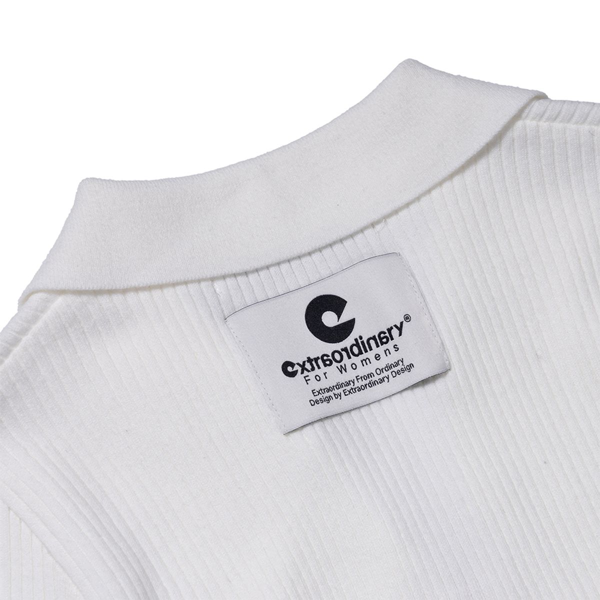 엑스트라오디너리(EXTRAORDINARY) KNIT ZIP-UP IVORY