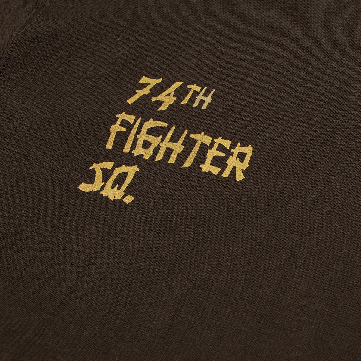 아웃스탠딩(OUTSTANDING) MIL SERIES LONG SLEEVE(74TH FIGHTER SQ)_BROWN