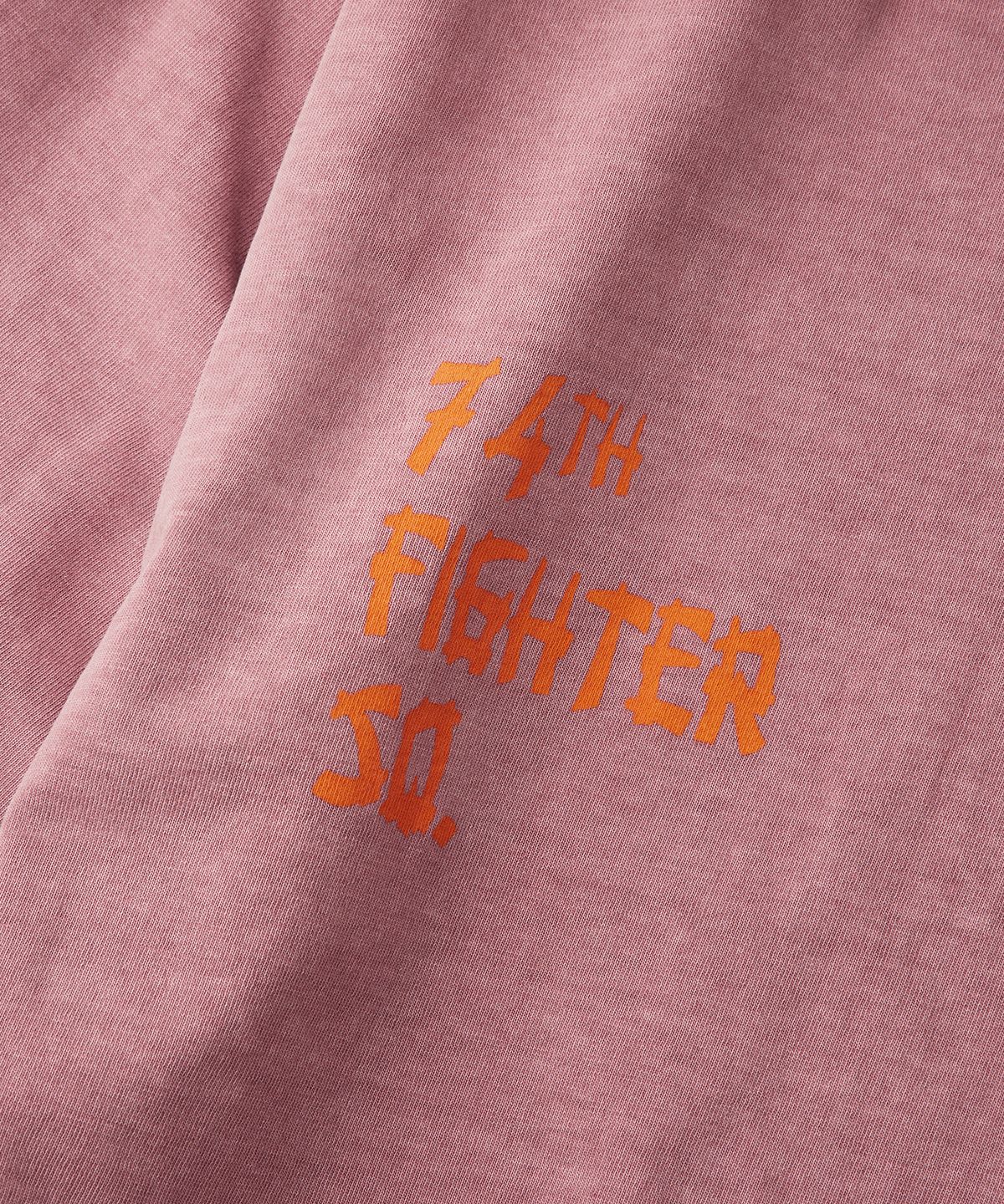 아웃스탠딩(OUTSTANDING) MIL SERIES LONG SLEEVE(74TH FIGHTER SQ)_PIGMENT PINK