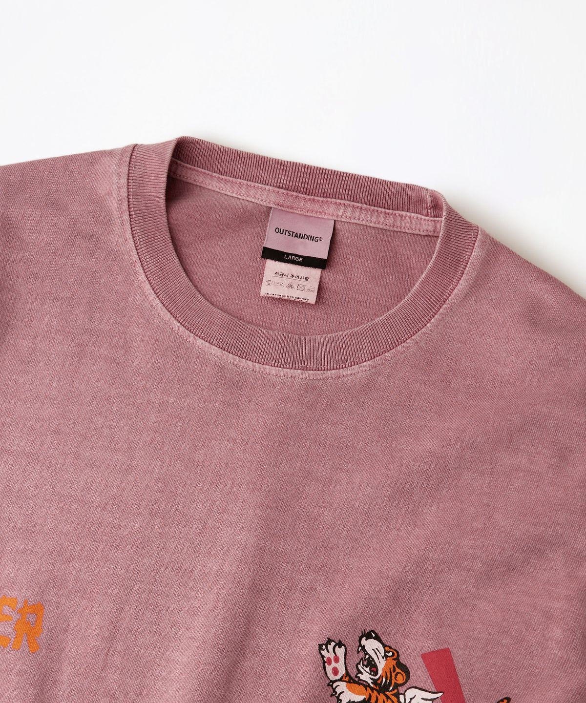아웃스탠딩(OUTSTANDING) MIL SERIES LONG SLEEVE(74TH FIGHTER SQ)_PIGMENT PINK