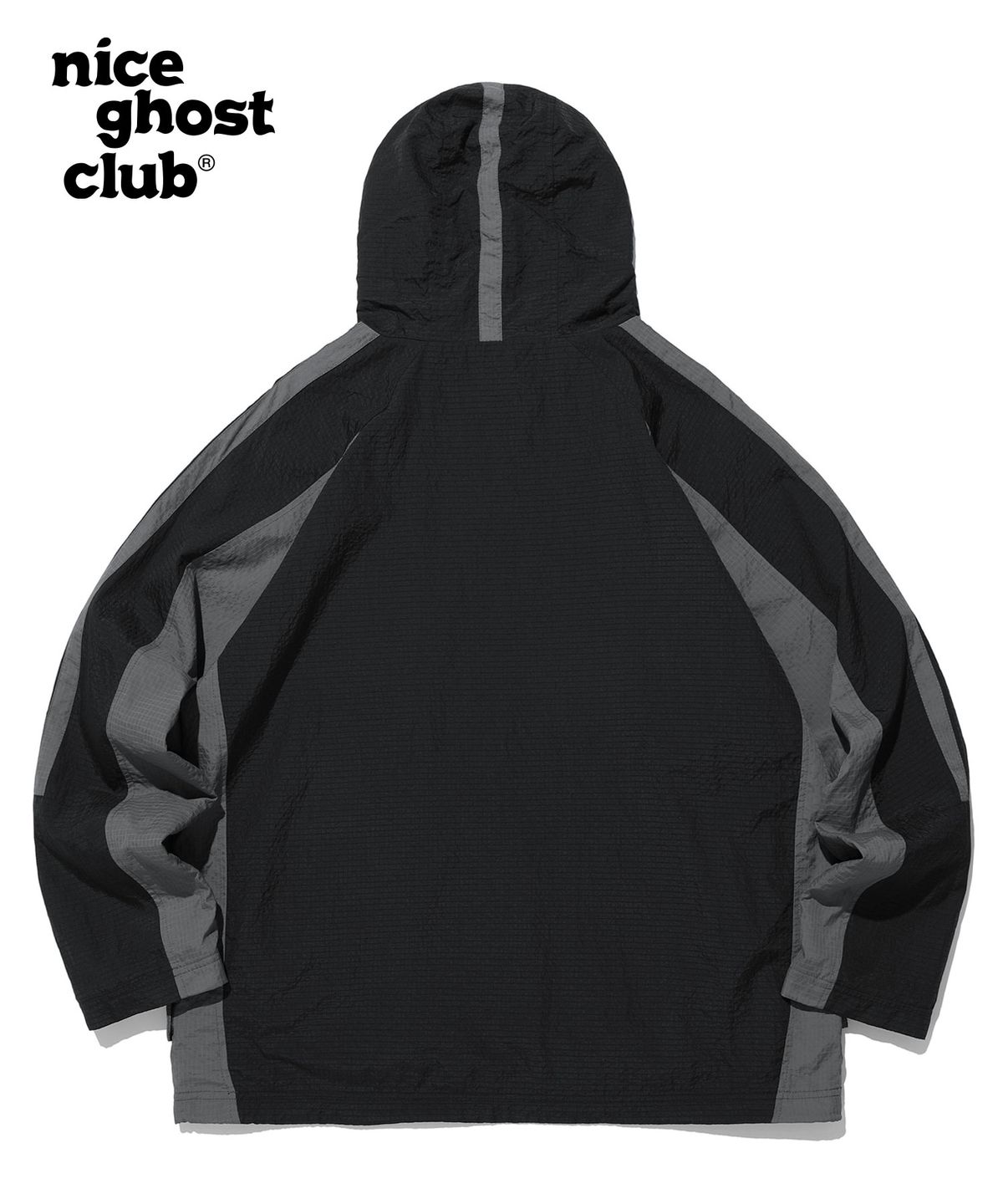나이스고스트클럽(NICEGHOSTCLUB) SIDE ZIP PULLOVER JACKET_BLACK(NG2DSUB960A)