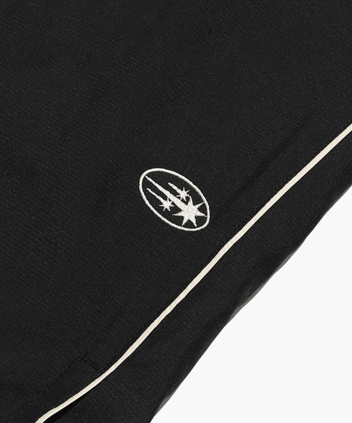 나이스고스트클럽(NICEGHOSTCLUB) 3STAR PIPING TRACK PANTS_BLACK(NG2DSUPA10A)