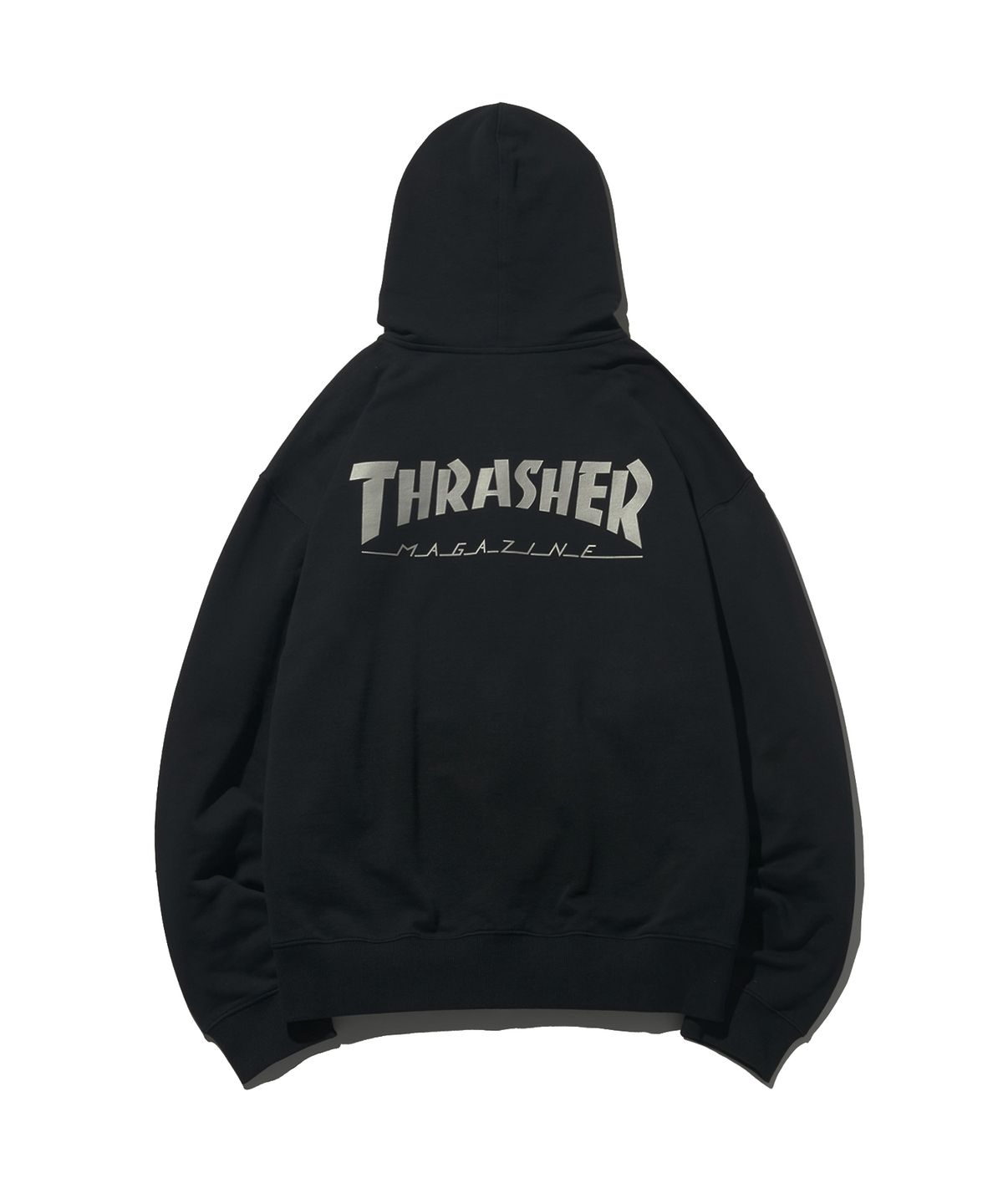 트레셔(THRASHER) 매거진 집업 후디 블랙