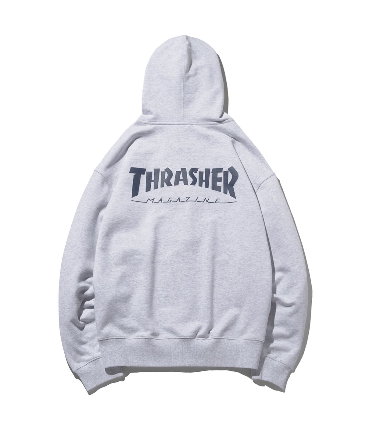 트레셔(THRASHER) 매거진 집업 후디 라이트 그레이