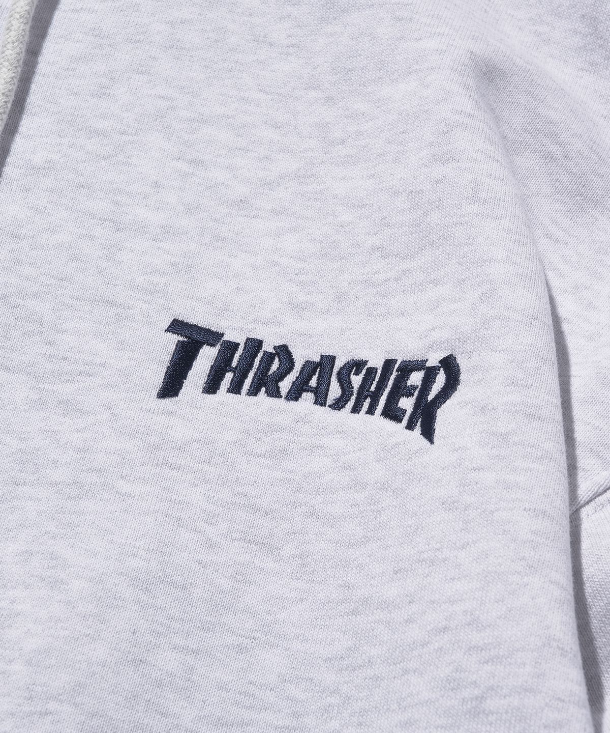 트레셔(THRASHER) 매거진 집업 후디 라이트 그레이