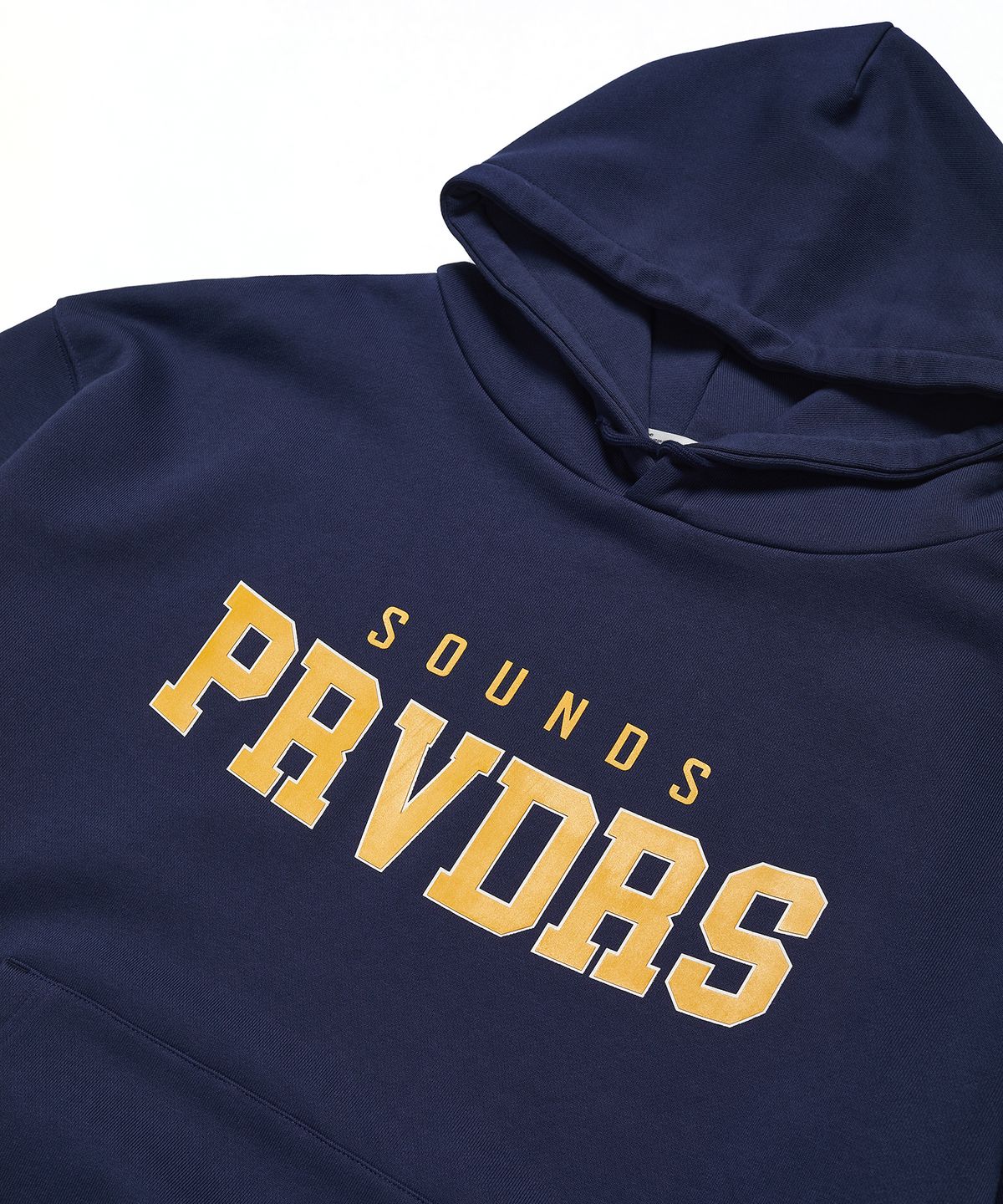 사운즈라이프(SOUNDSLIFE) Arch Graphic Hoodie Pullover Navy