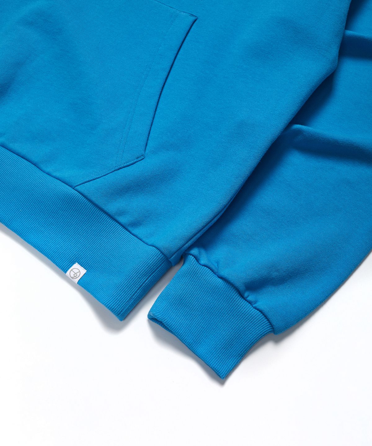 사운즈라이프(SOUNDSLIFE) Arch Graphic Hoodie Pullover Sky Blue
