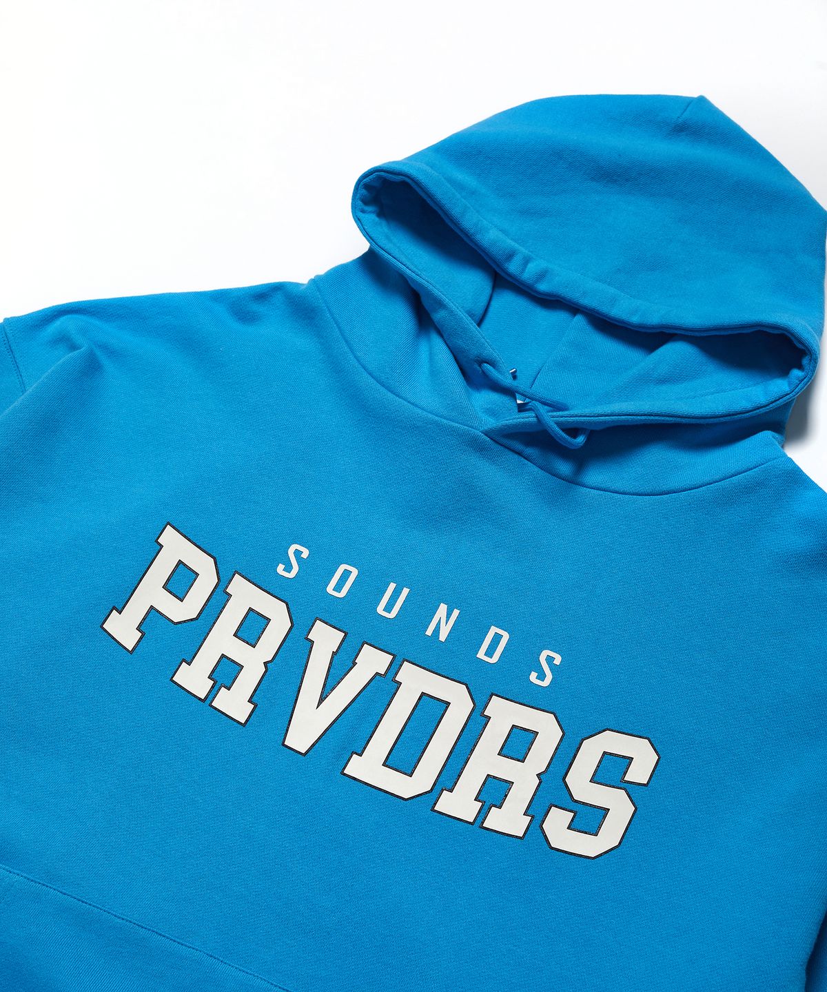 사운즈라이프(SOUNDSLIFE) Arch Graphic Hoodie Pullover Sky Blue