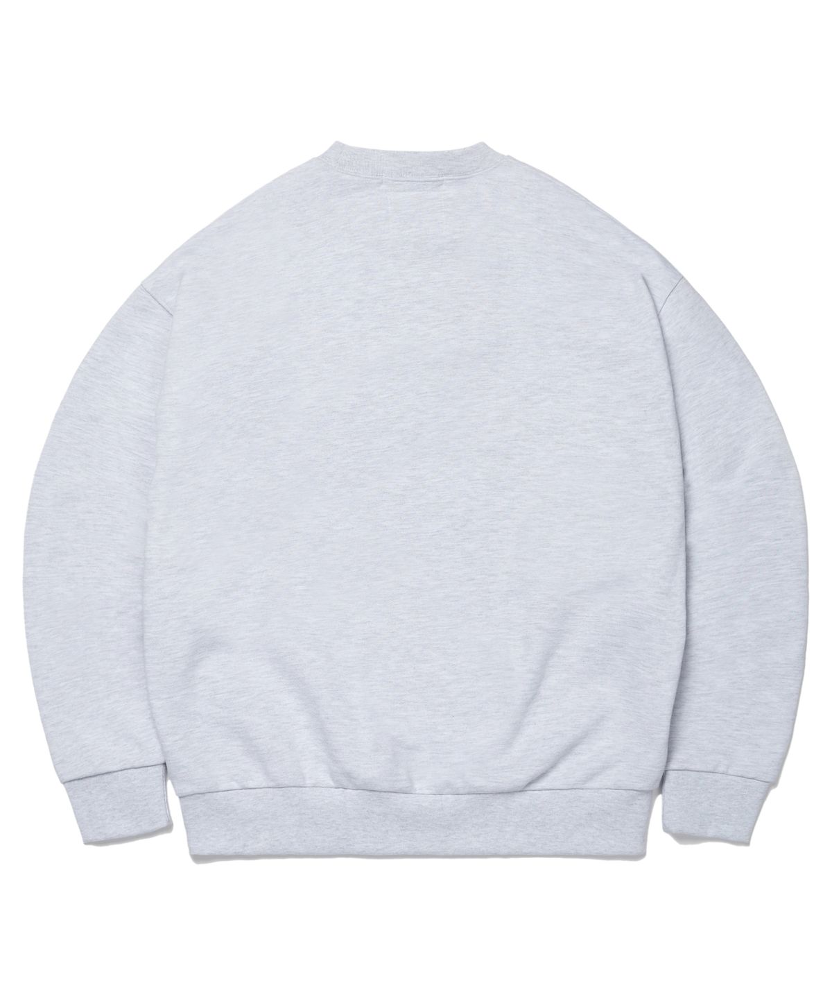 사운즈라이프(SOUNDSLIFE) Flocking Printing Sweatshirts Melange Grey