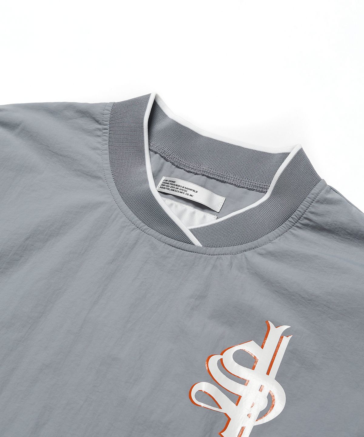 사운즈라이프(SOUNDSLIFE) SL Logo Woven Pullover Grey