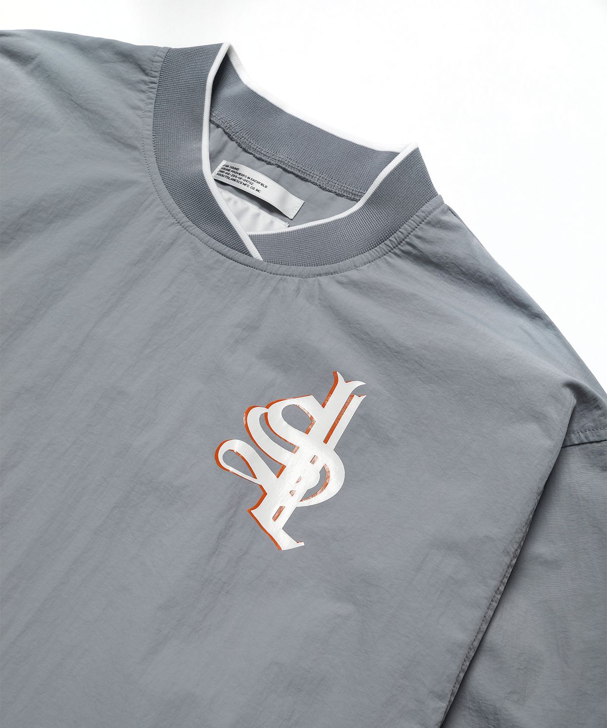 사운즈라이프(SOUNDSLIFE) SL Logo Woven Pullover Grey