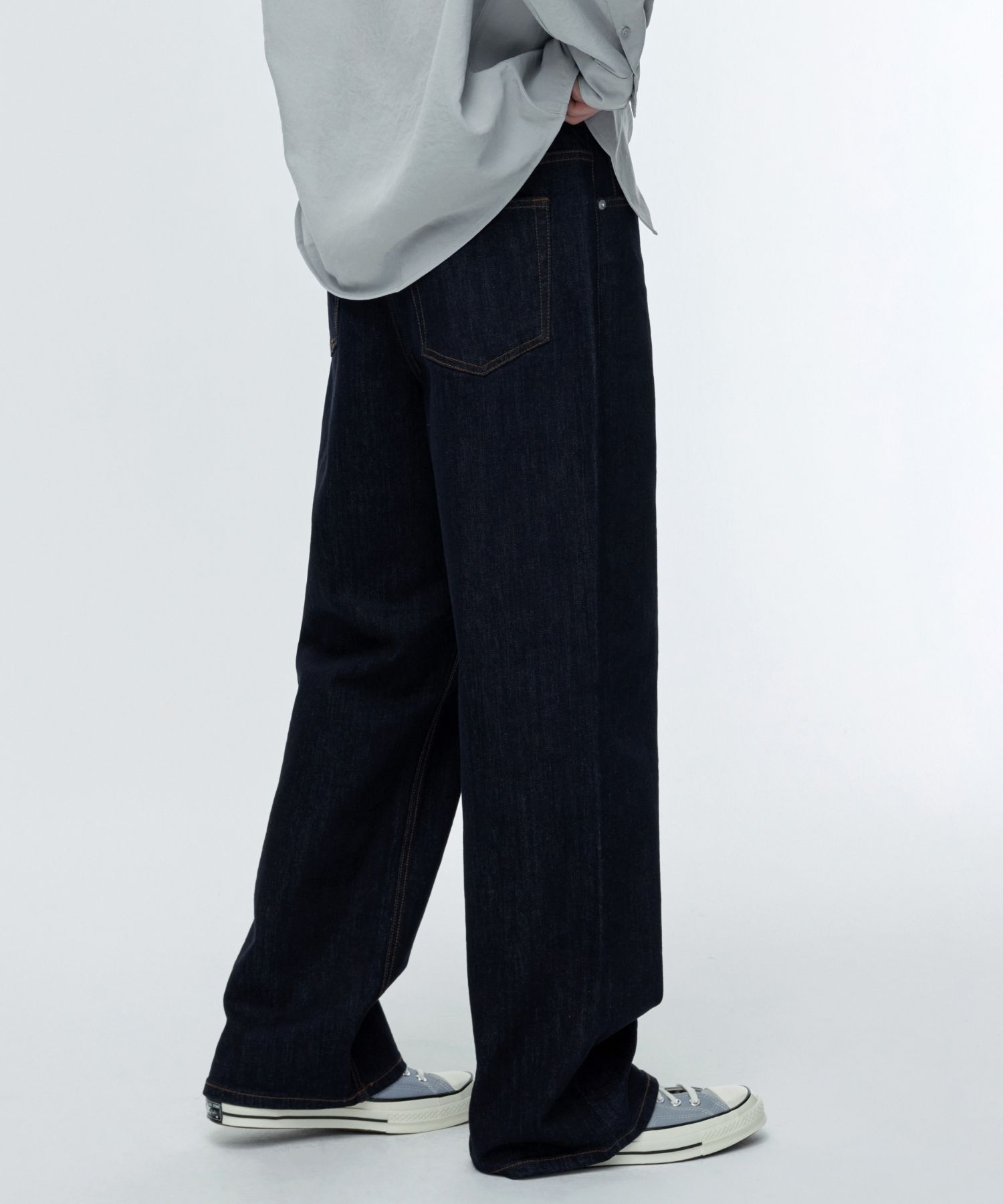 ★MUSINSA STANDARD★ KIPAS Regular Fit Denim Pants Deep Indi MUSINSA | MUSINSA STANDARD KIPAS wide denim pants [deep indigo]