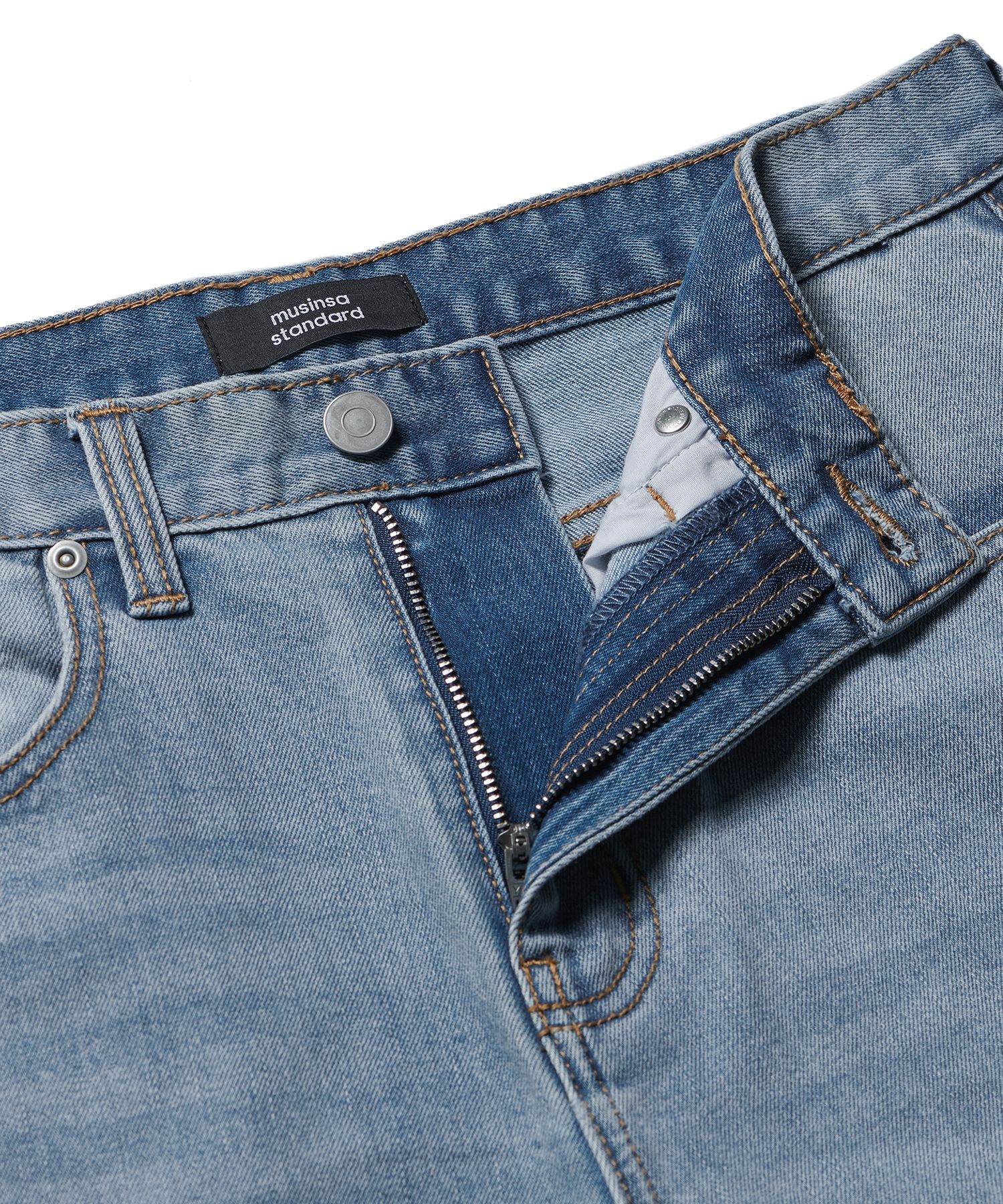 ★MUSINSA STANDARD★ KIPAS Straight Denim Pants Sky Blue MMA ☆MUSINSA STANDARD☆ KIPAS Straight Denim Pants Sky Blue MMA