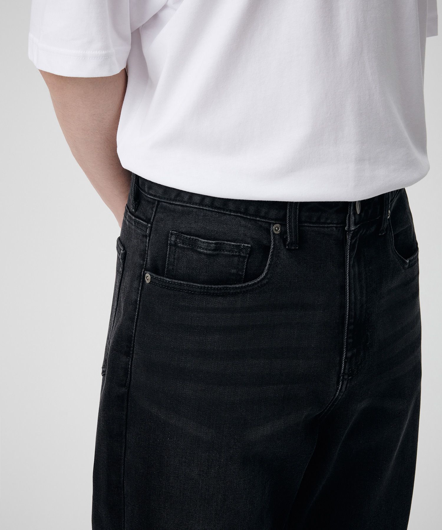 ★MUSINSA STANDARD★ Cool Standard Regular Fit Denim Pants B MUSINSA | MUSINSA STANDARD Big Wide Denim Pants [Deep Indigo]