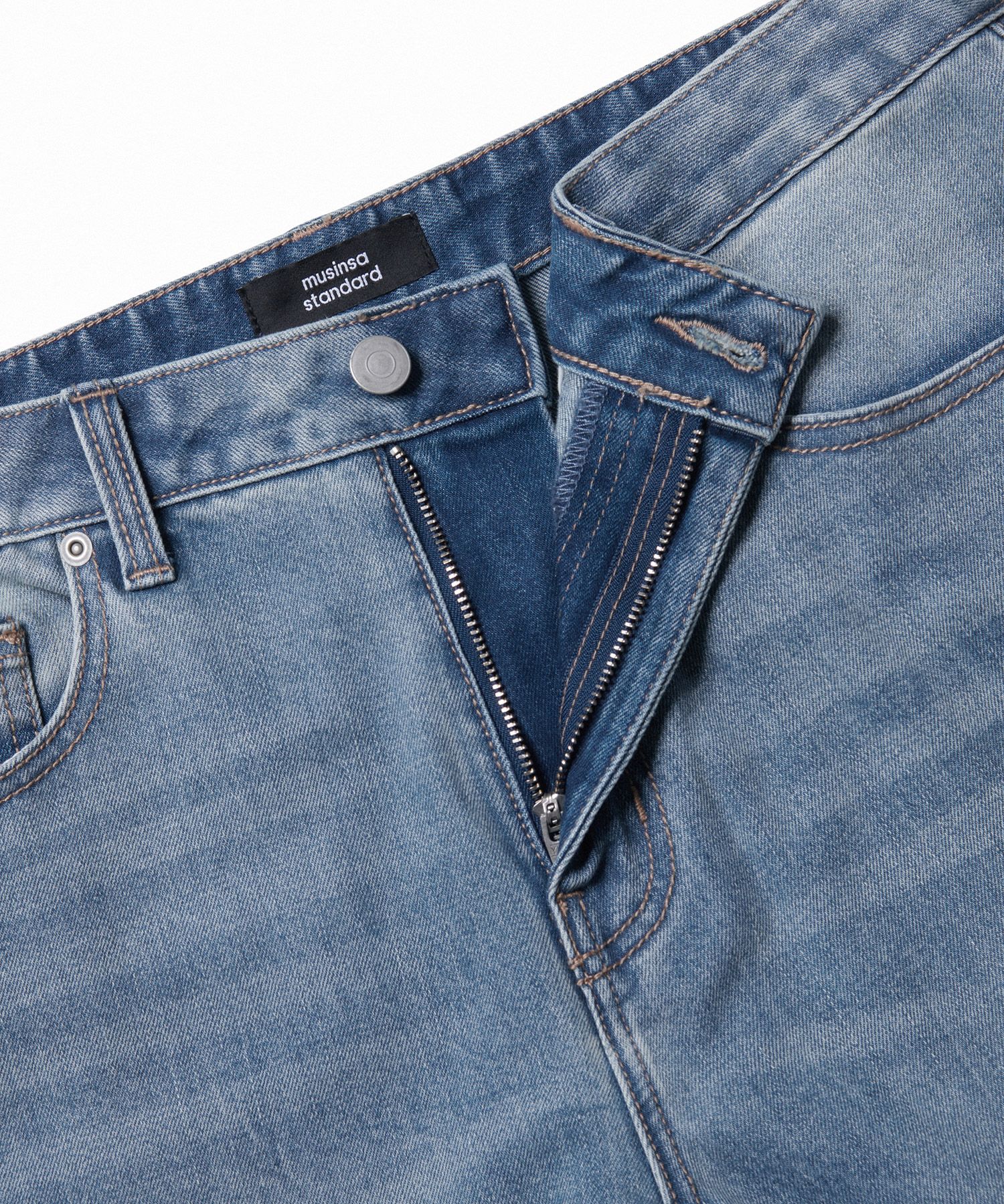 MUSINSA | MUSINSA STANDARD [Cool Standard] Wide Denim Pants