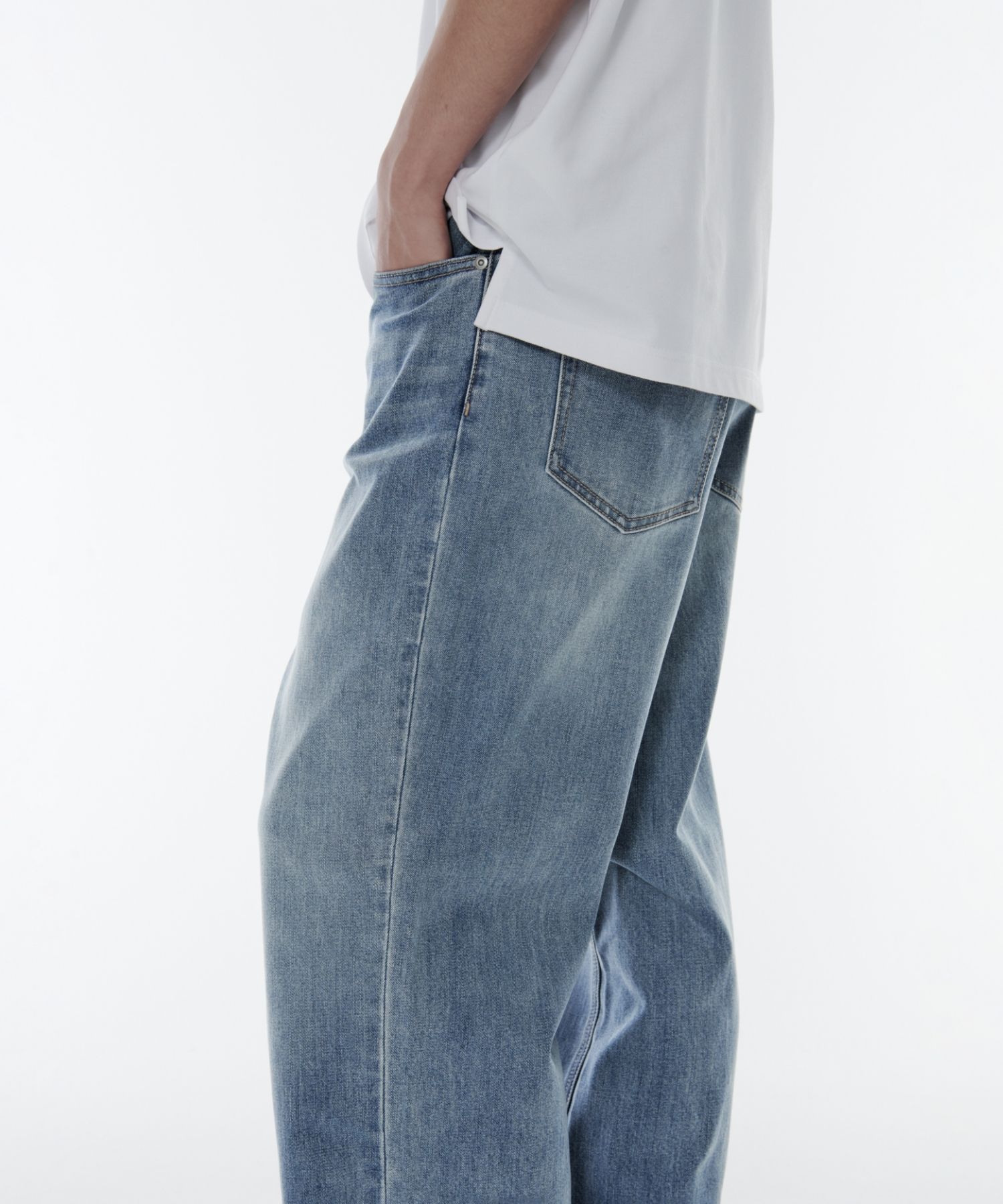 MUSINSA | MUSINSA STANDARD [Cool Standard] Wide Denim Pants