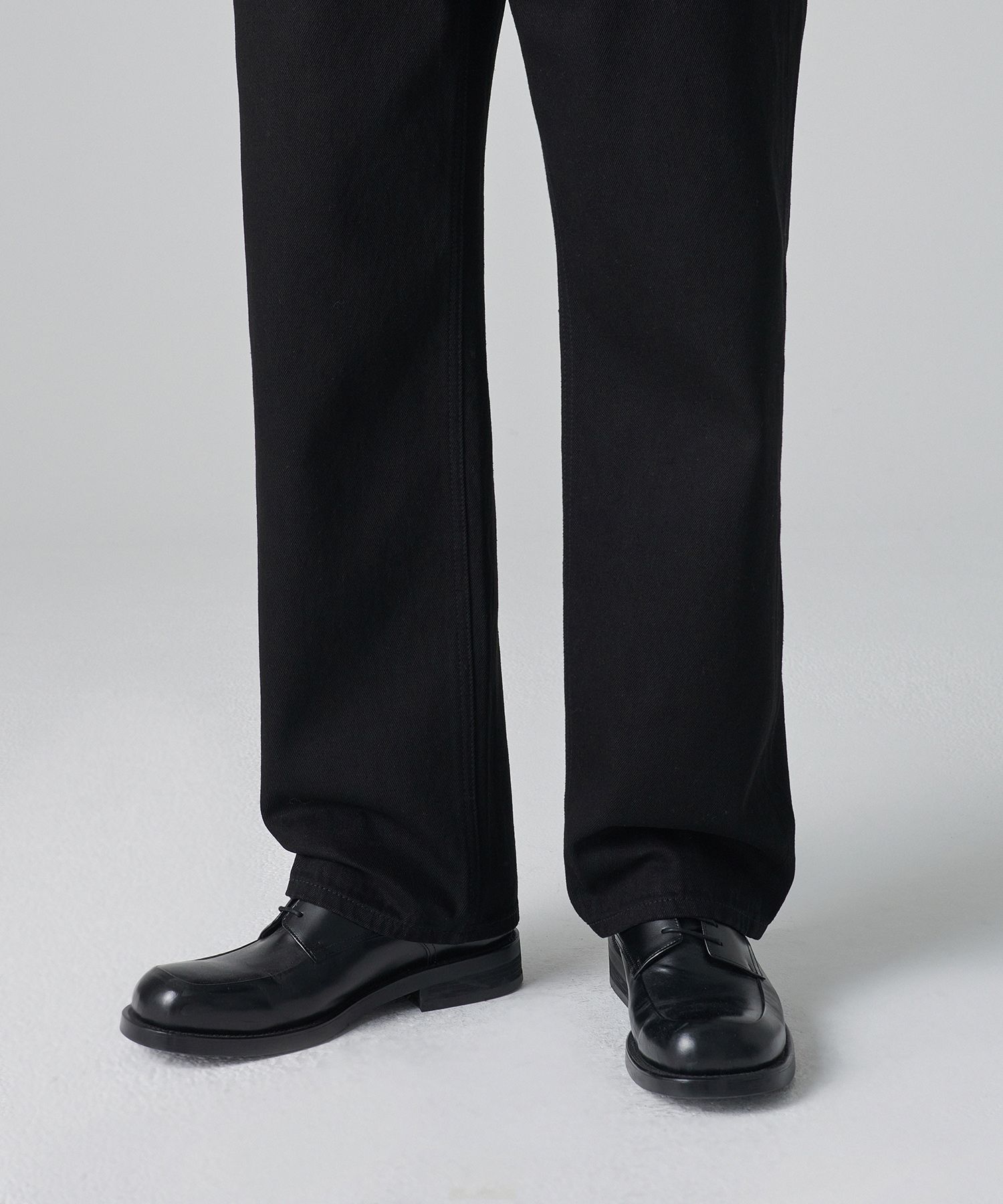 MUSINSA | MUSINSA STANDARD Loose Straight Denim Pants [Black]