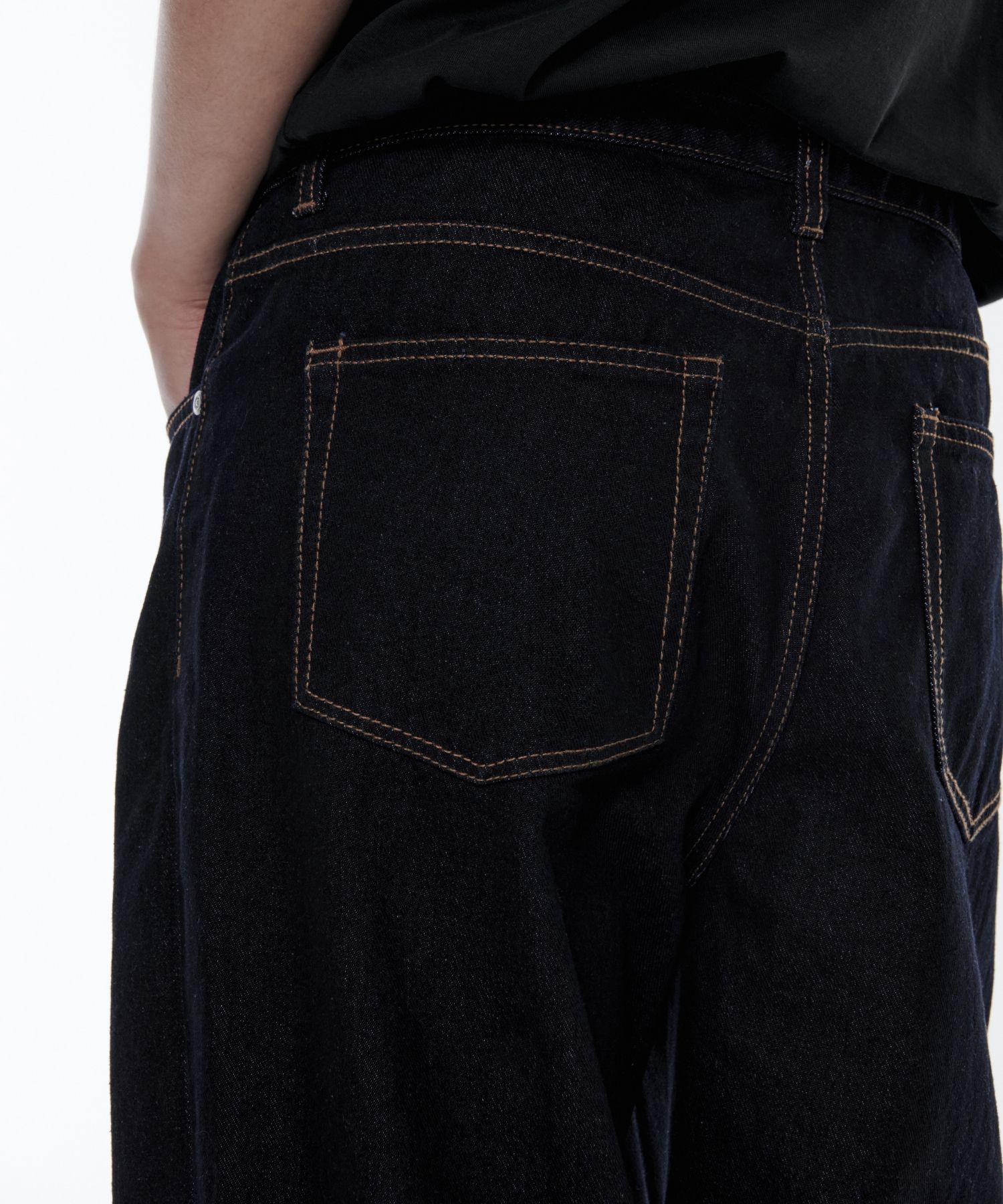 デニム・ジーパン MUSINSA STANDARD Loose straight denim pants deep indigo MMCN MUSINSA | SAINT LAURENT Straight denim pants - Vintage Blue