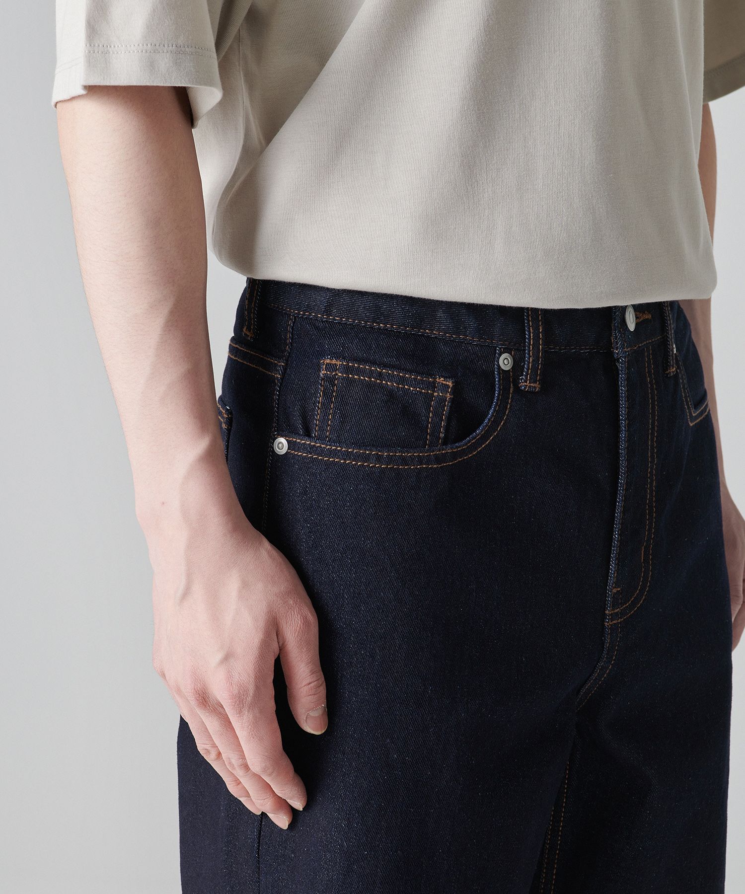 デニム・ジーパン MUSINSA STANDARD Loose straight denim pants deep indigo MMCN MUSINSA | MUSINSA STANDARD Loose Straight Denim Pants [Deep