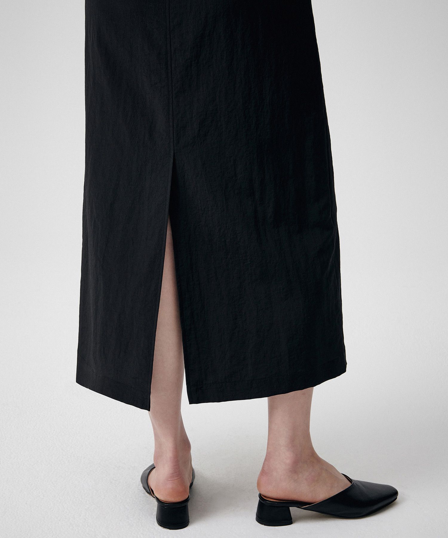 スカート musinsastandardwoman Women's Crinkle Long Skirt Black MWCKS2 MUSINSA | MUSINSA STANDARD WOMAN Women's Maxi Skirt [Black]