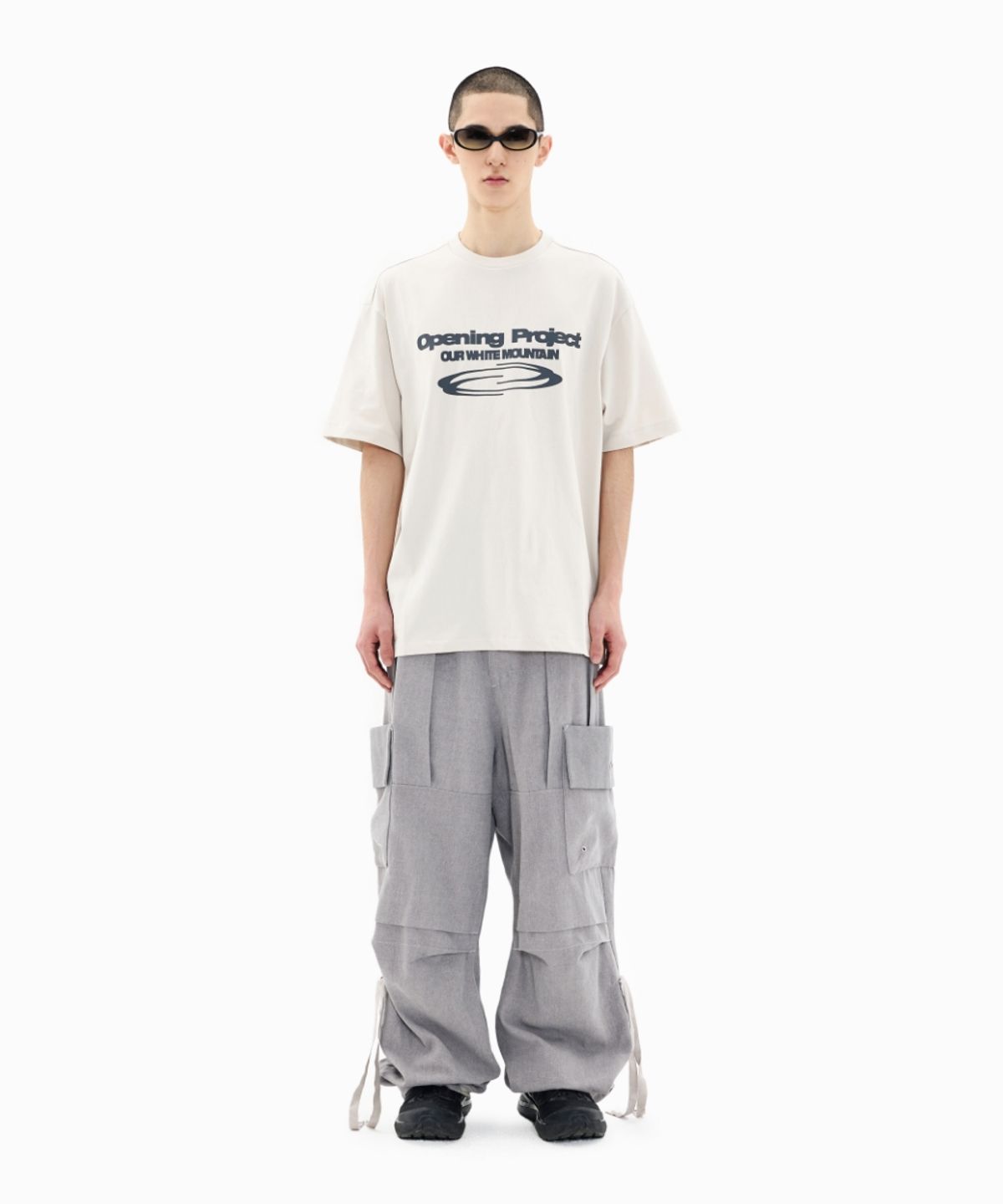 오프닝프로젝트(OPENING PROJECT) Identity T Shirt - Ecru