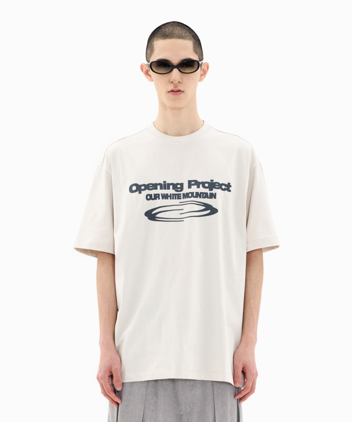 오프닝프로젝트(OPENING PROJECT) Identity T Shirt - Ecru
