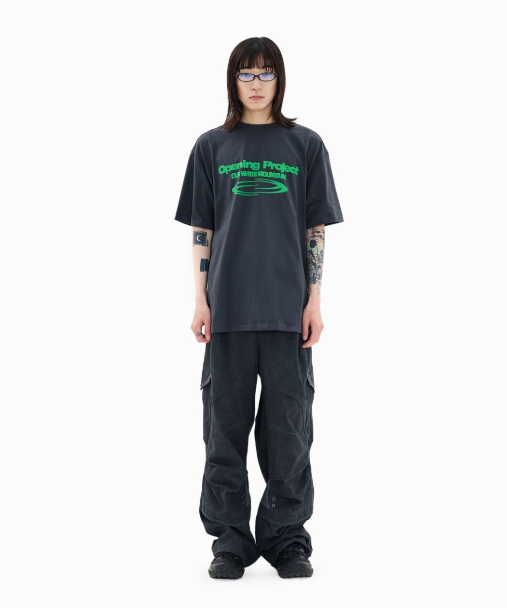 Opening Project☆Identity T Shirt MUSINSA | OPENING PROJECT W Identity T Shirt - Charcoal
