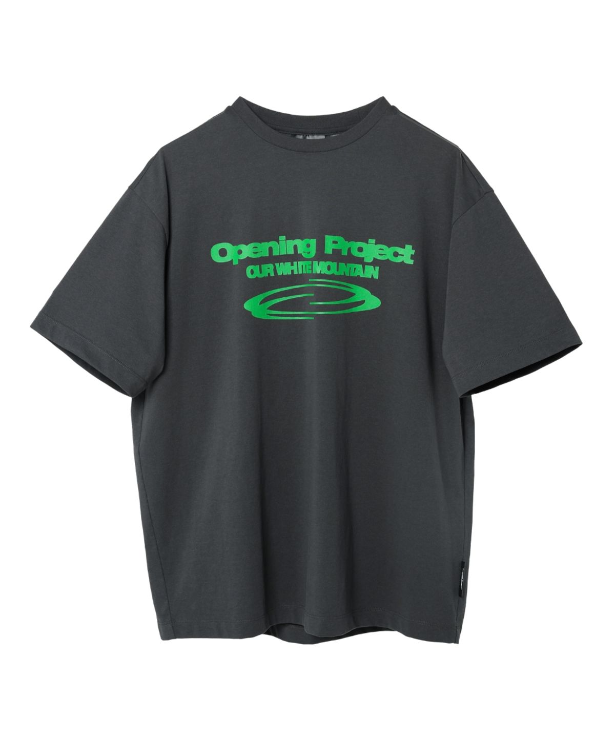 오프닝프로젝트(OPENING PROJECT) Identity T Shirt - Charcoal