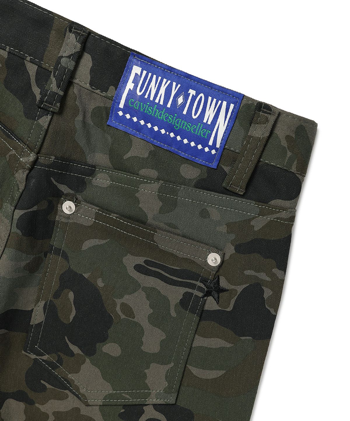 카비시(CAVISH) W WOODLAND BIKER SHORTS CAMO(CV2DMUPA14A)