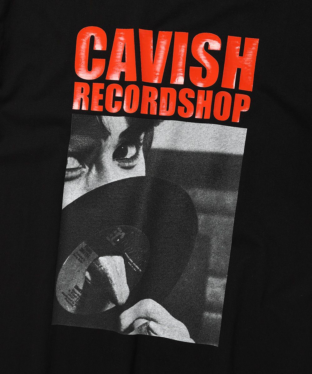 【Cavish】23SS  RECORD SHOP SS TEE MUSINSA | CAVISH RECORD SHOP SS T-Shirt BLACK(CV2DMUT505A)