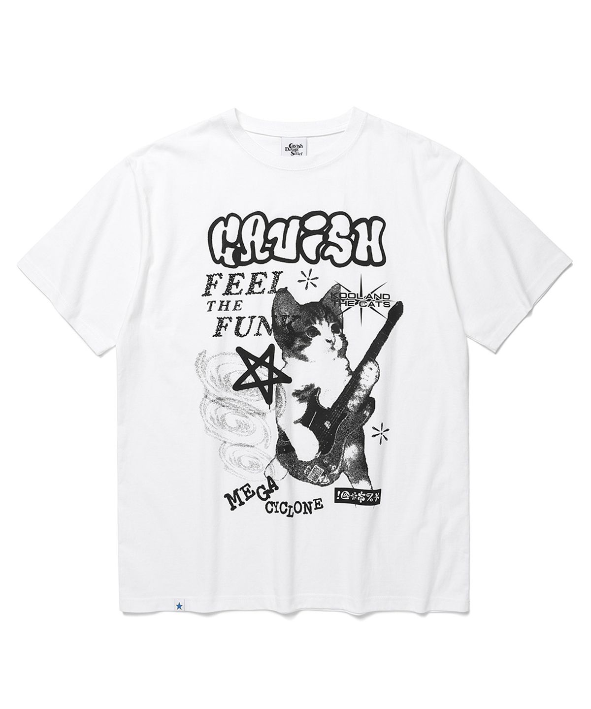 카비시(CAVISH) MEGA CYCLONE SS TEE WHITE(CV2DMUT516A)