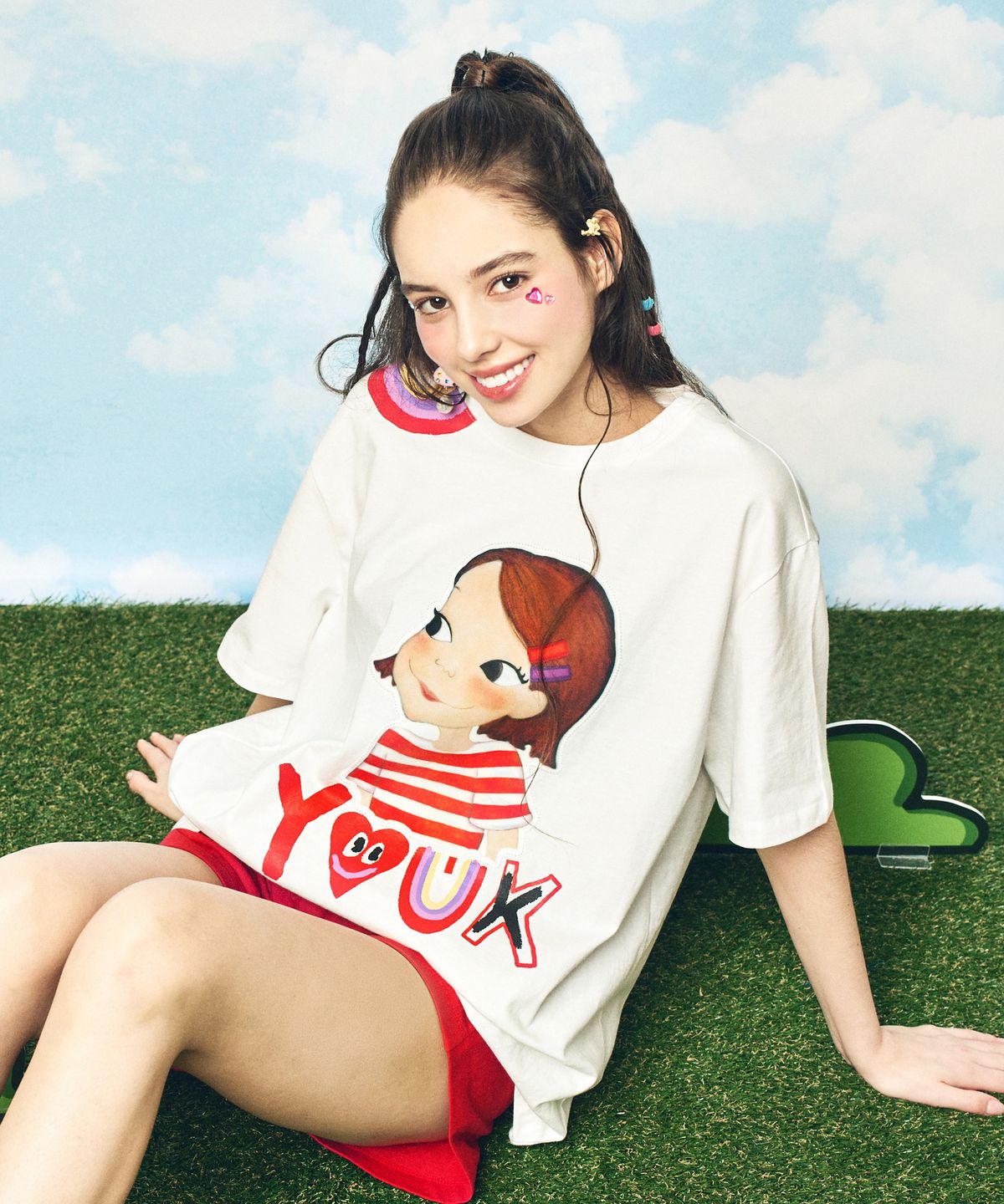 육심원(YOUK SHIM WON) 스마일티셔츠 F 리아