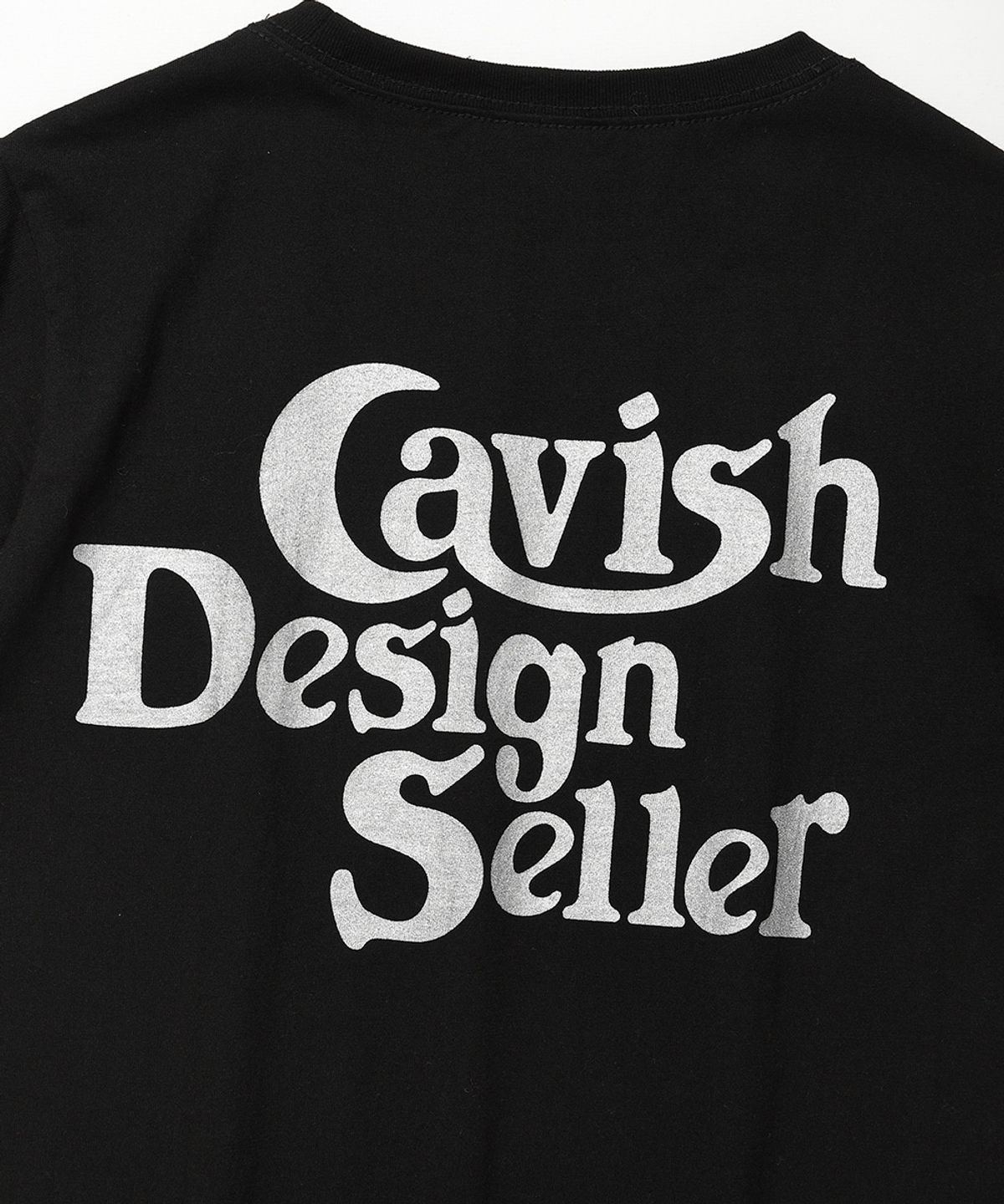 카비시(CAVISH) W TWINKLE SELLER LOGO SS TEE BLACK(CV2EMFT517A)