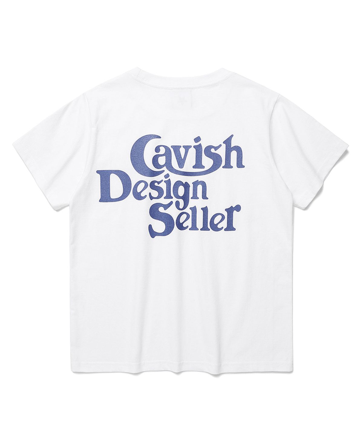 카비시(CAVISH) W TWINKLE SELLER LOGO SS TEE WHITE(CV2EMFT517A)