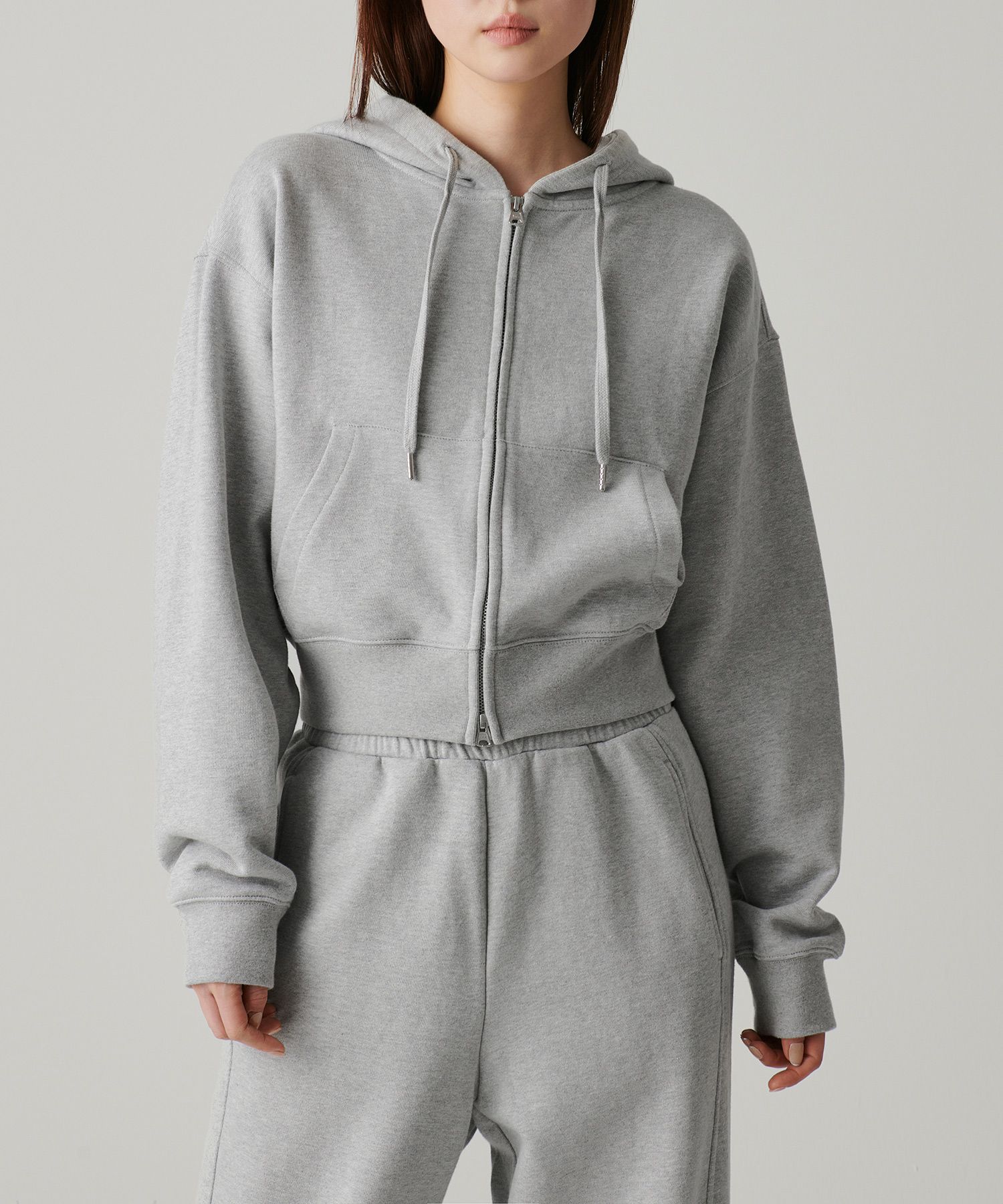 MUSINSA | MUSINSA STANDARD WOMAN Women's Volume Crop Hooded