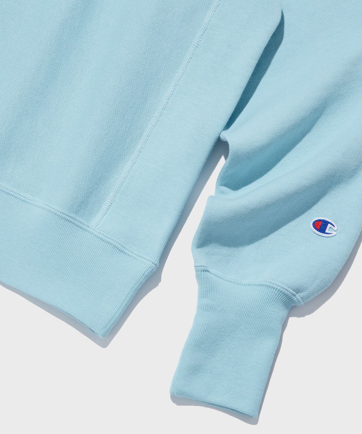 챔피온(CHAMPION) 여성 리버스위브 프렌치테리 스웨트셔츠 Light Blue