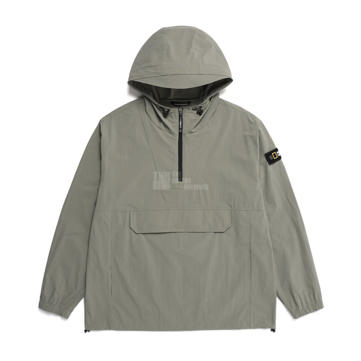 내셔널지오그래픽(NATIONALGEOGRAPHIC) N232UFT940 아델리 경량 우븐 스트레치 긴팔 아노락 점퍼 LICHEN KHAKI