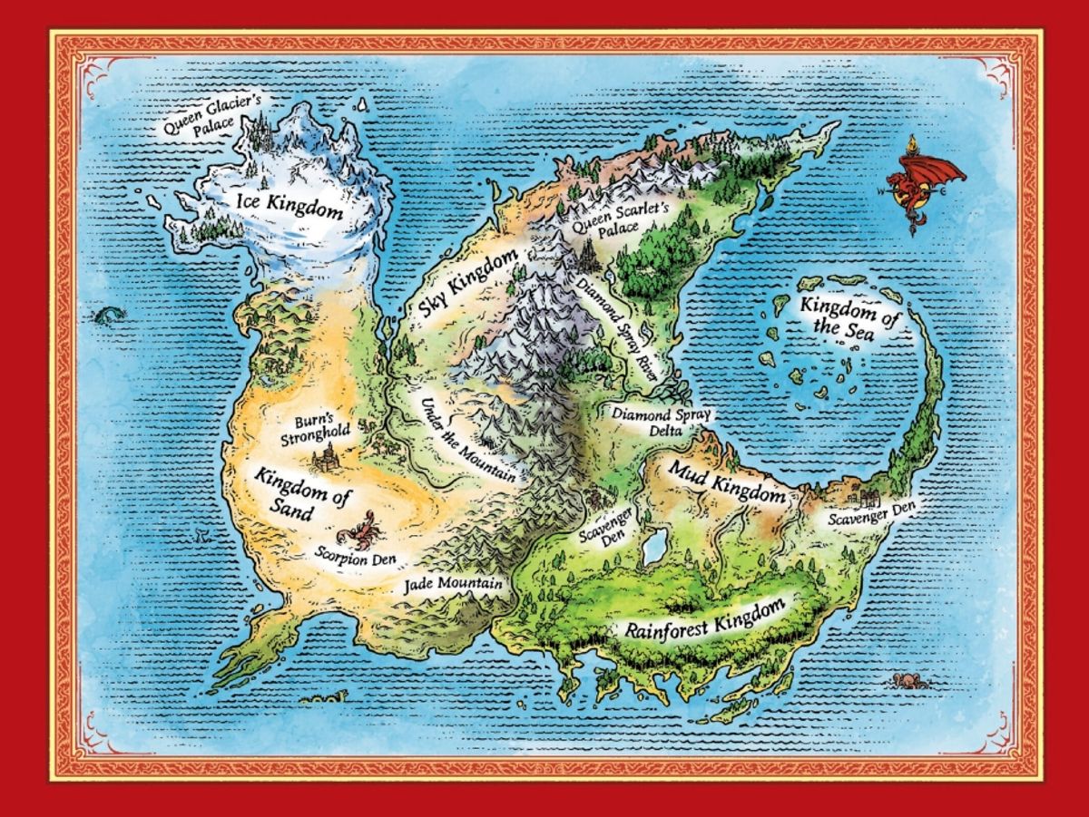언어세상(LANGUAGE WORLD) Wings of Fire Graphic Novels #1-4: A Graphic Novel Box Set