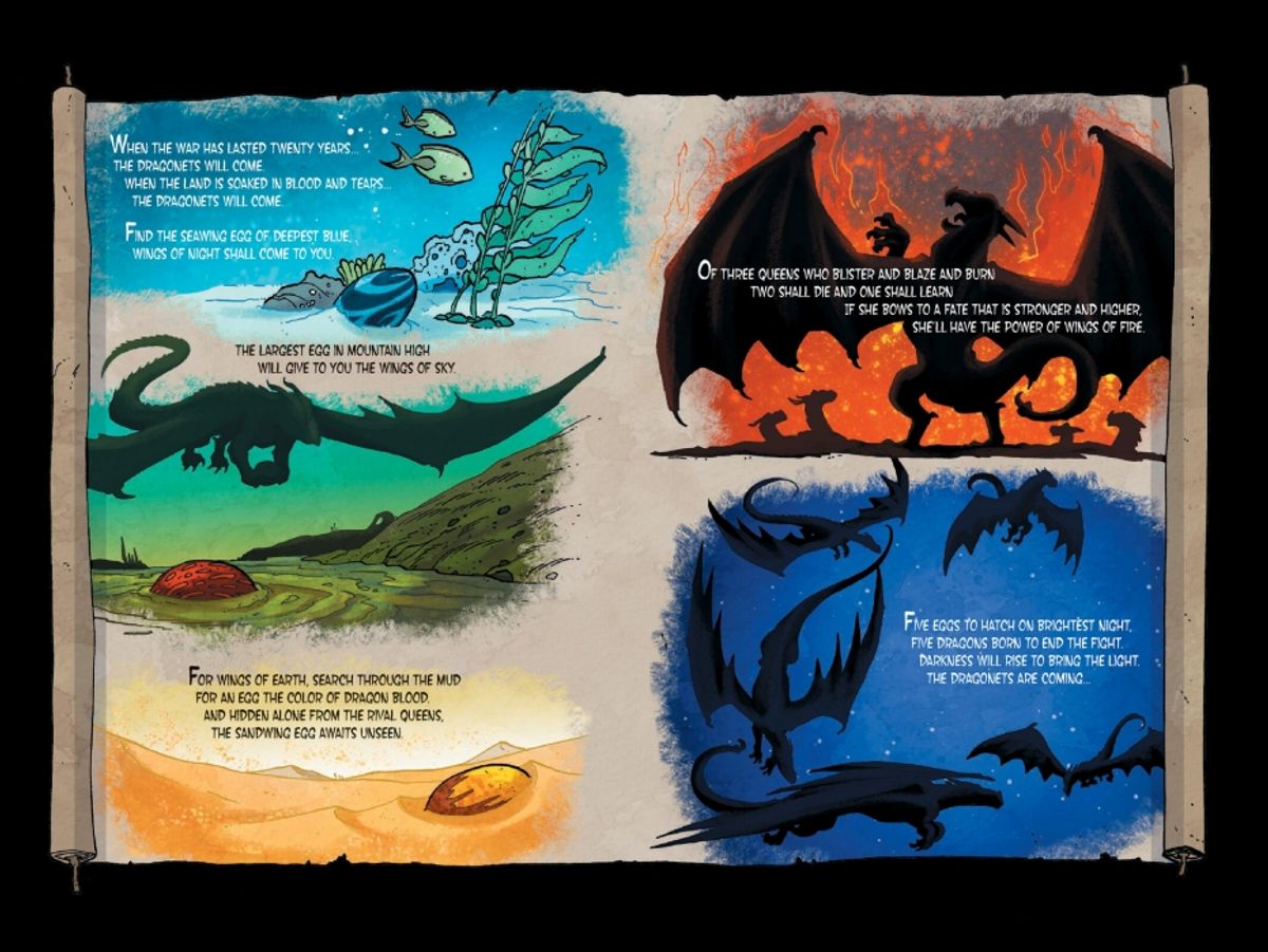 언어세상(LANGUAGE WORLD) Wings of Fire Graphic Novels #1-4: A Graphic Novel Box Set