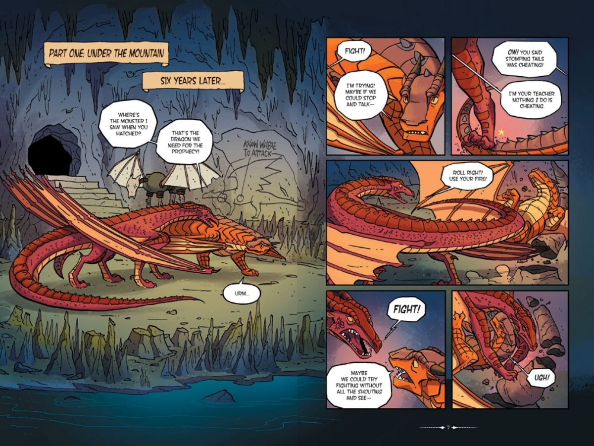 언어세상(LANGUAGE WORLD) Wings of Fire Graphic Novels #1-4: A Graphic Novel Box Set