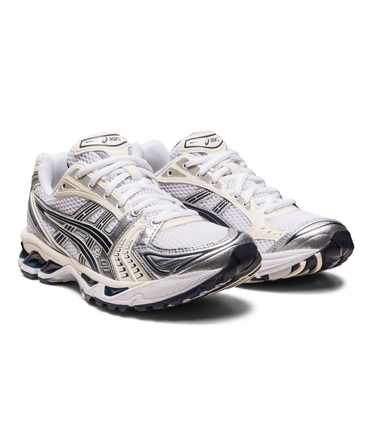 아식스(ASICS) 젤-카야노 14 - 화이트:미드나이트 / 1202A056-109