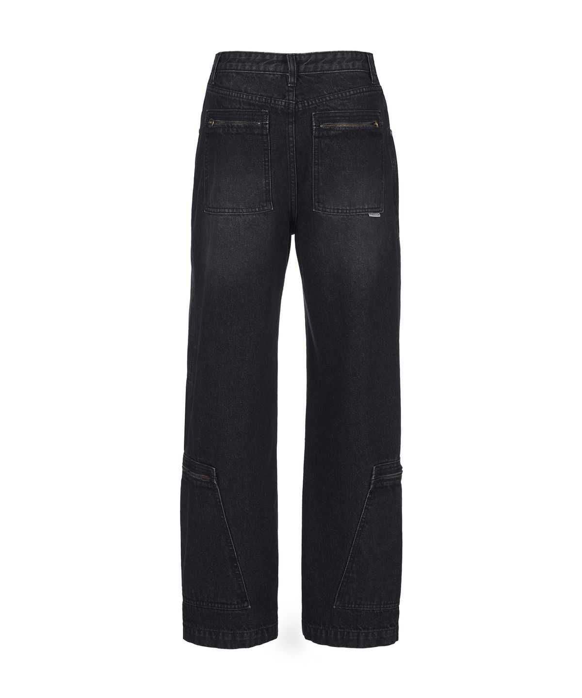 더바이닐하우스(THEVINYLHOUSE) FLIGHT DENIM PANTS BLACK (VH2DSUD100A)
